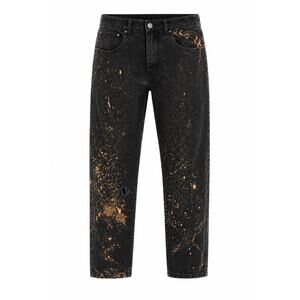 Member’s Property Black Paint Splatter Jeans Distressed W32 L32 Streetwear